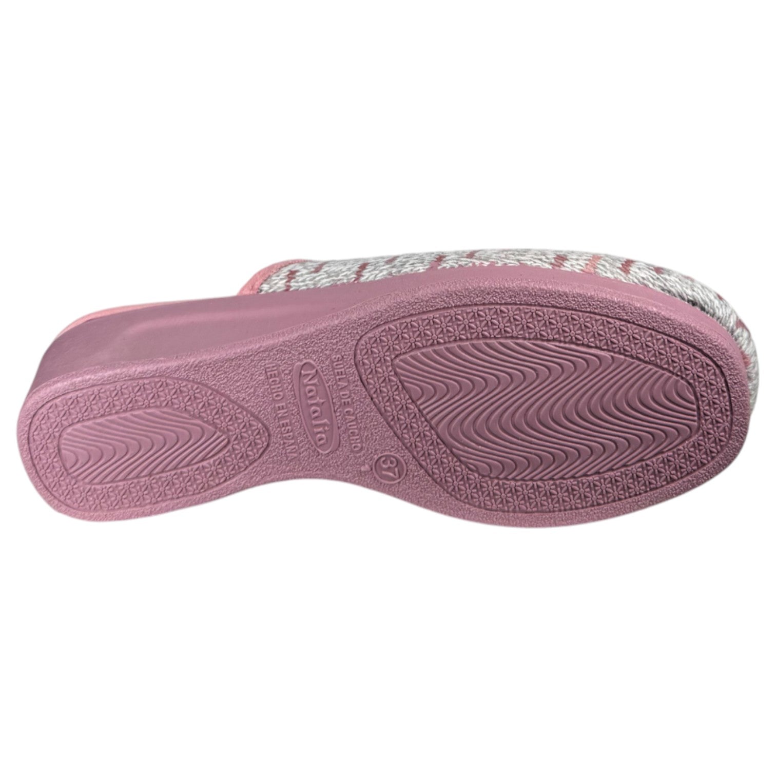 Zapatillas de Casa Natalia Gil Lana 1062 Malva - imagen 6