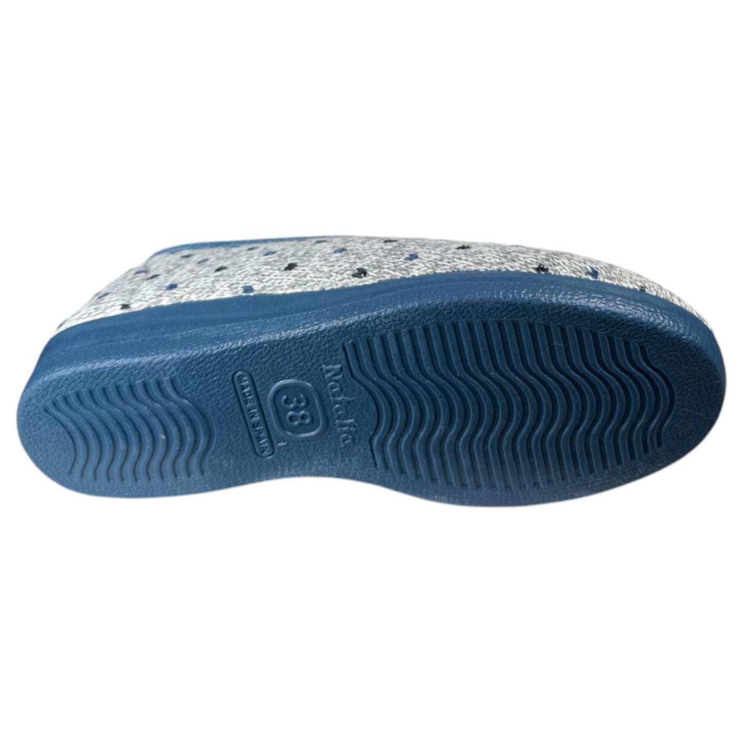 Zapatillas de Casa Natalia Gil Lana Puntitos 590 Jeans - imagen 6