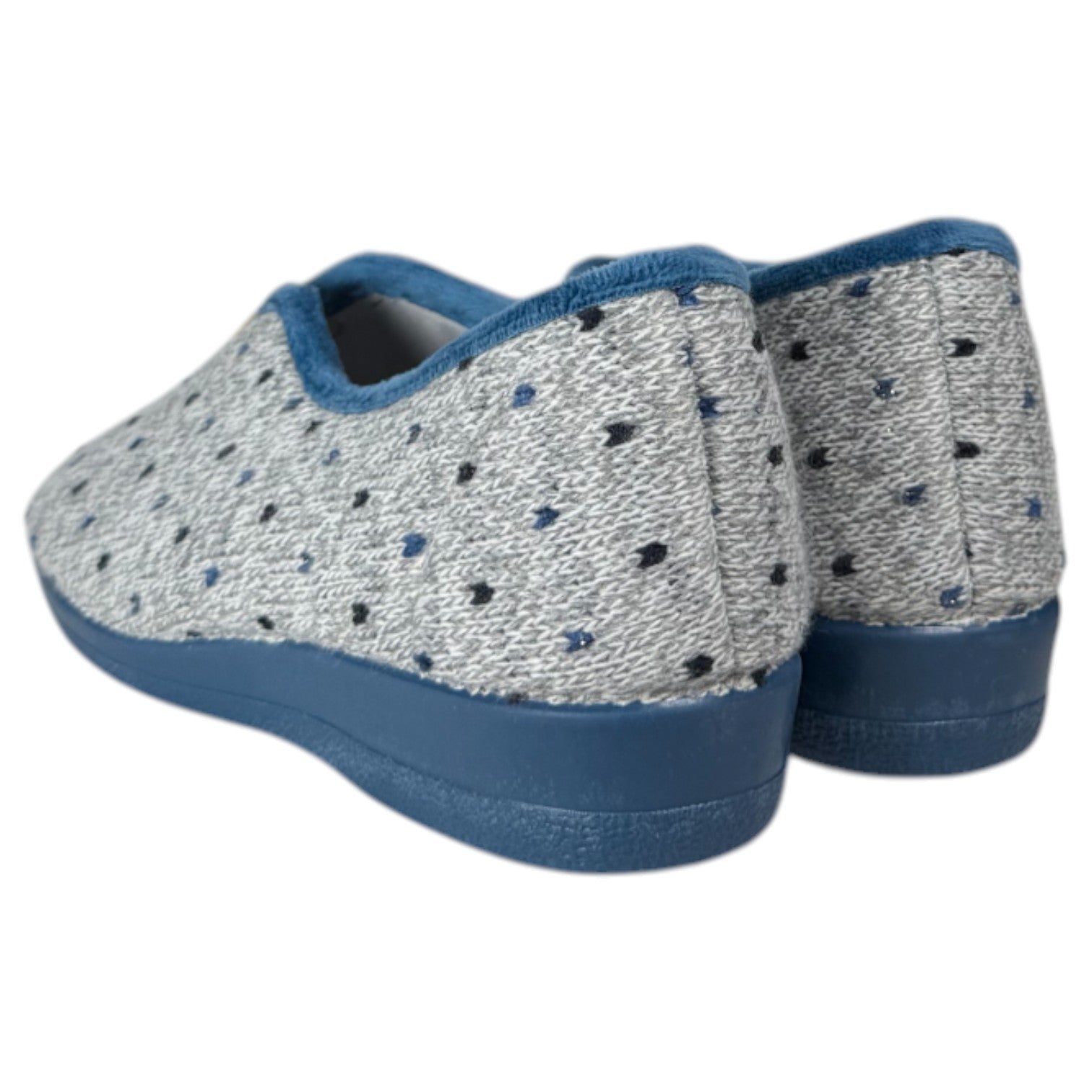 Zapatillas de Casa Natalia Gil Lana Puntitos 590 Jeans - imagen 5
