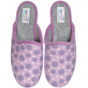 Zapatillas de Casa Natalia Gil Lunares 142 Lila
