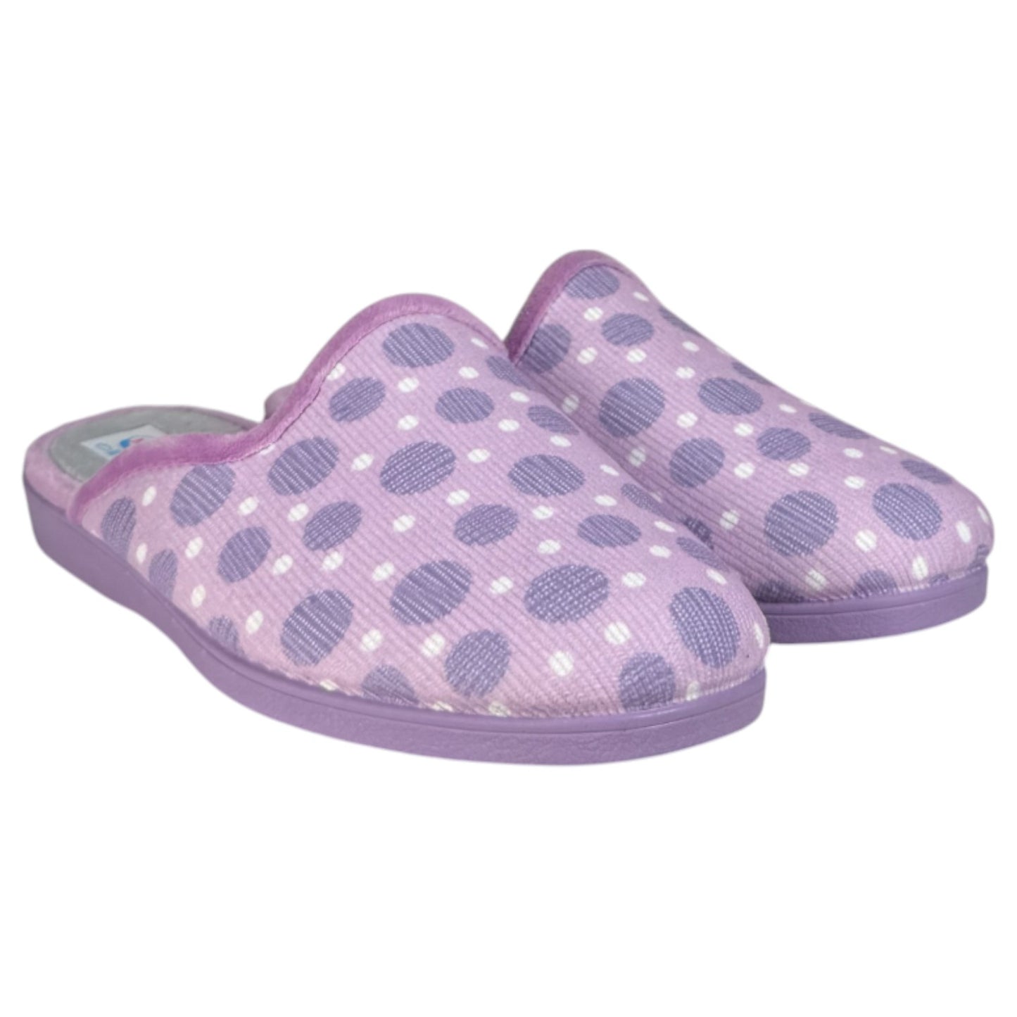 Zapatillas de Casa Natalia Gil Lunares 142 Lila - imagen 3