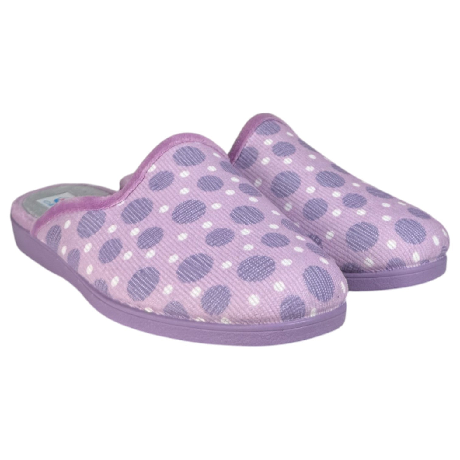 Zapatillas de Casa Natalia Gil Lunares 142 Lila - imagen 3