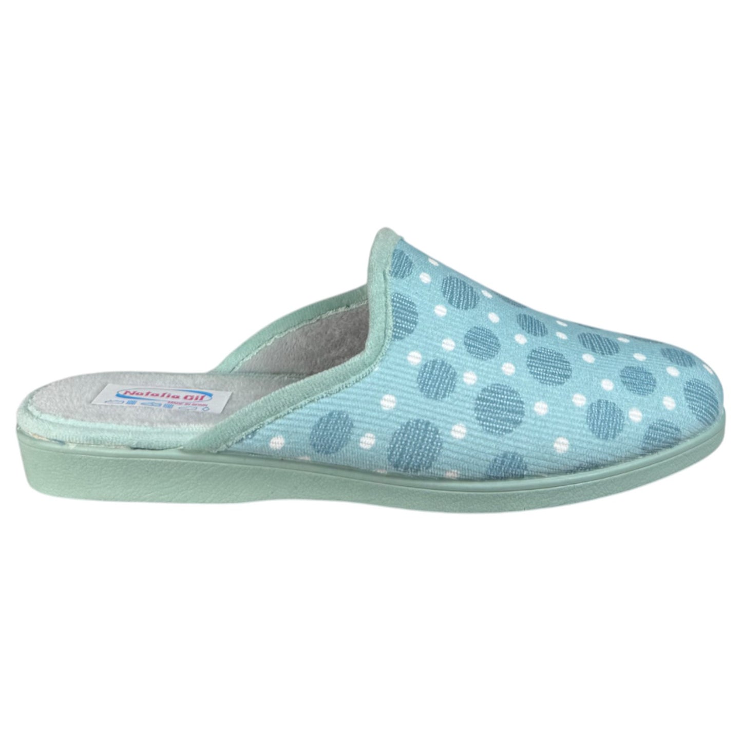 Zapatillas de Casa Natalia Gil Lunares 142 Verdina - imagen 2