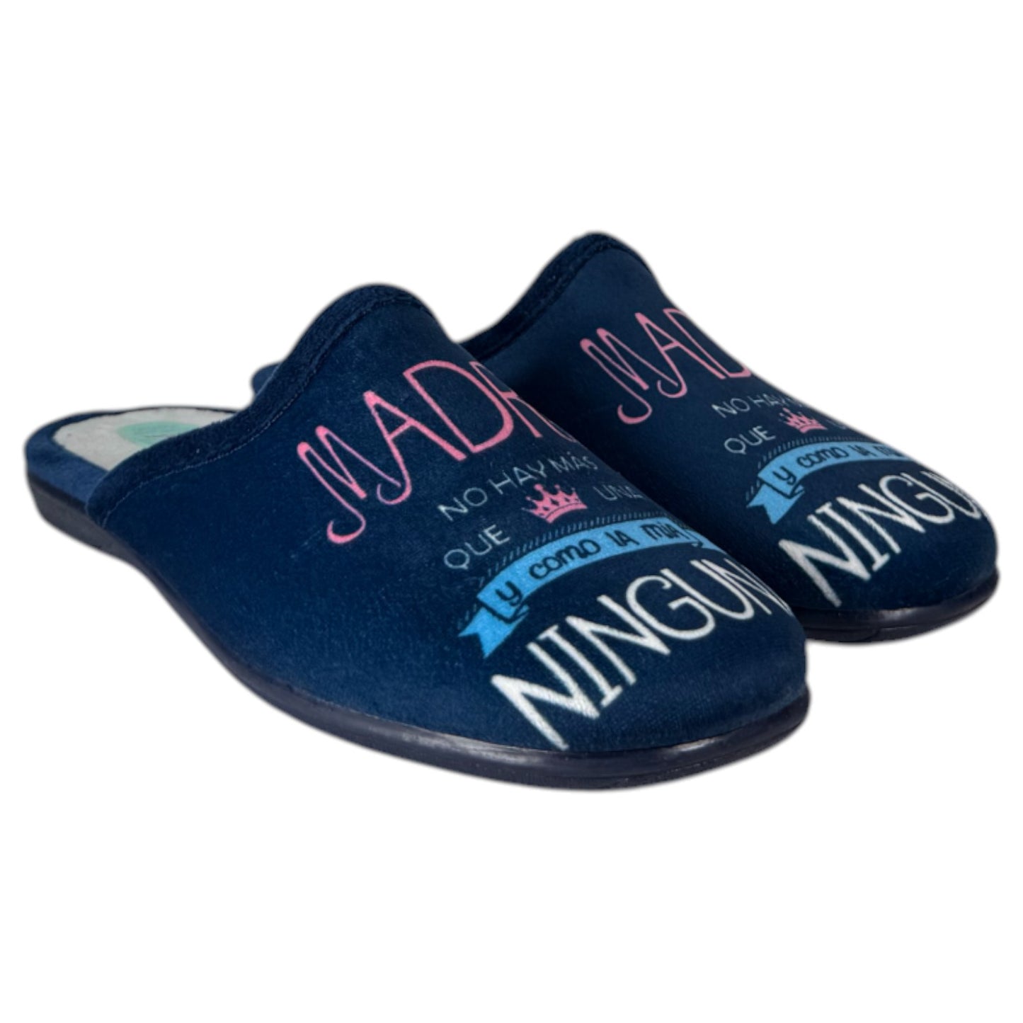 Zapatillas de Casa Natalia Gil Madre 5011 Marino - imagen 3
