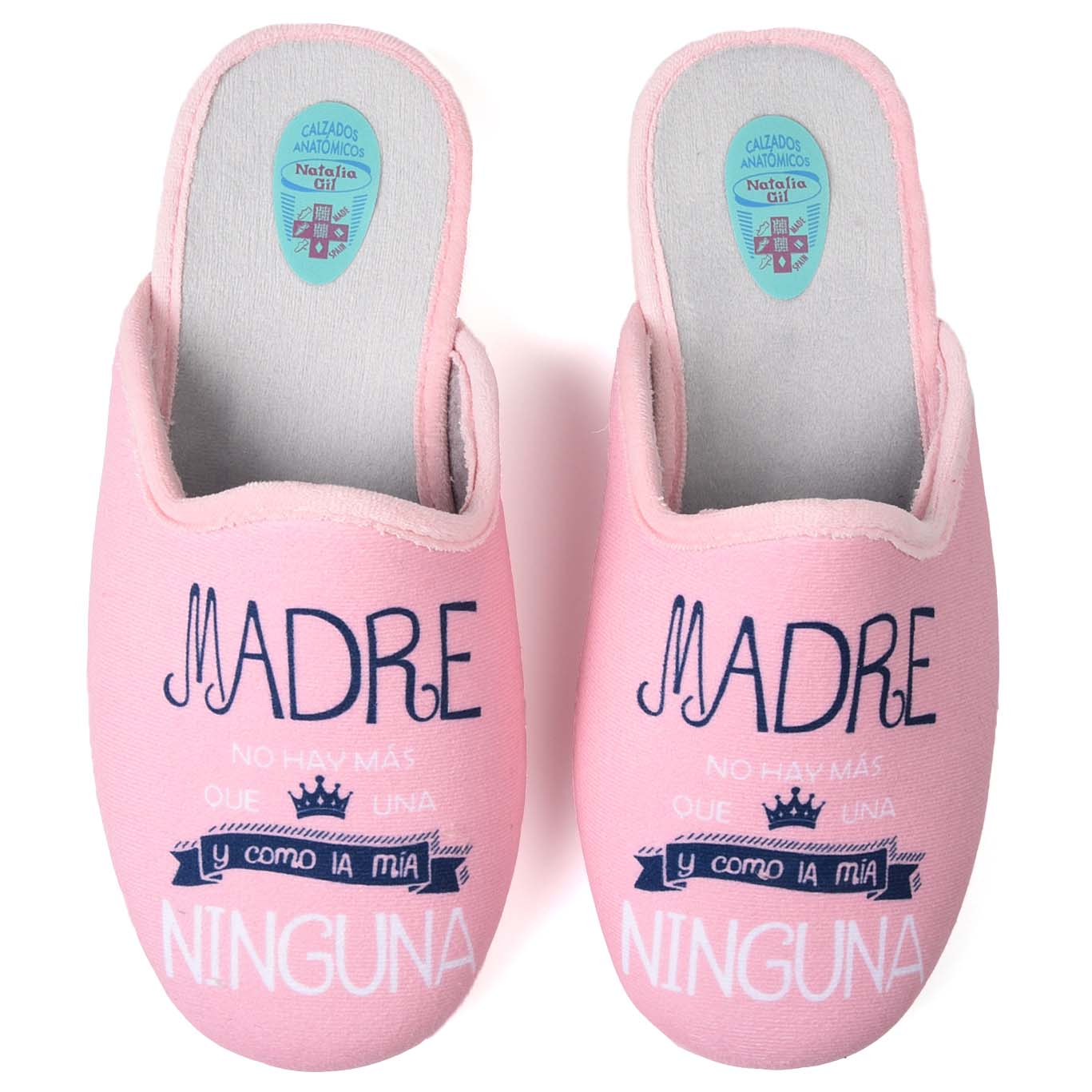 Zapatillas de Casa Natalia Gil Madre 5011 Rosa - imagen 1