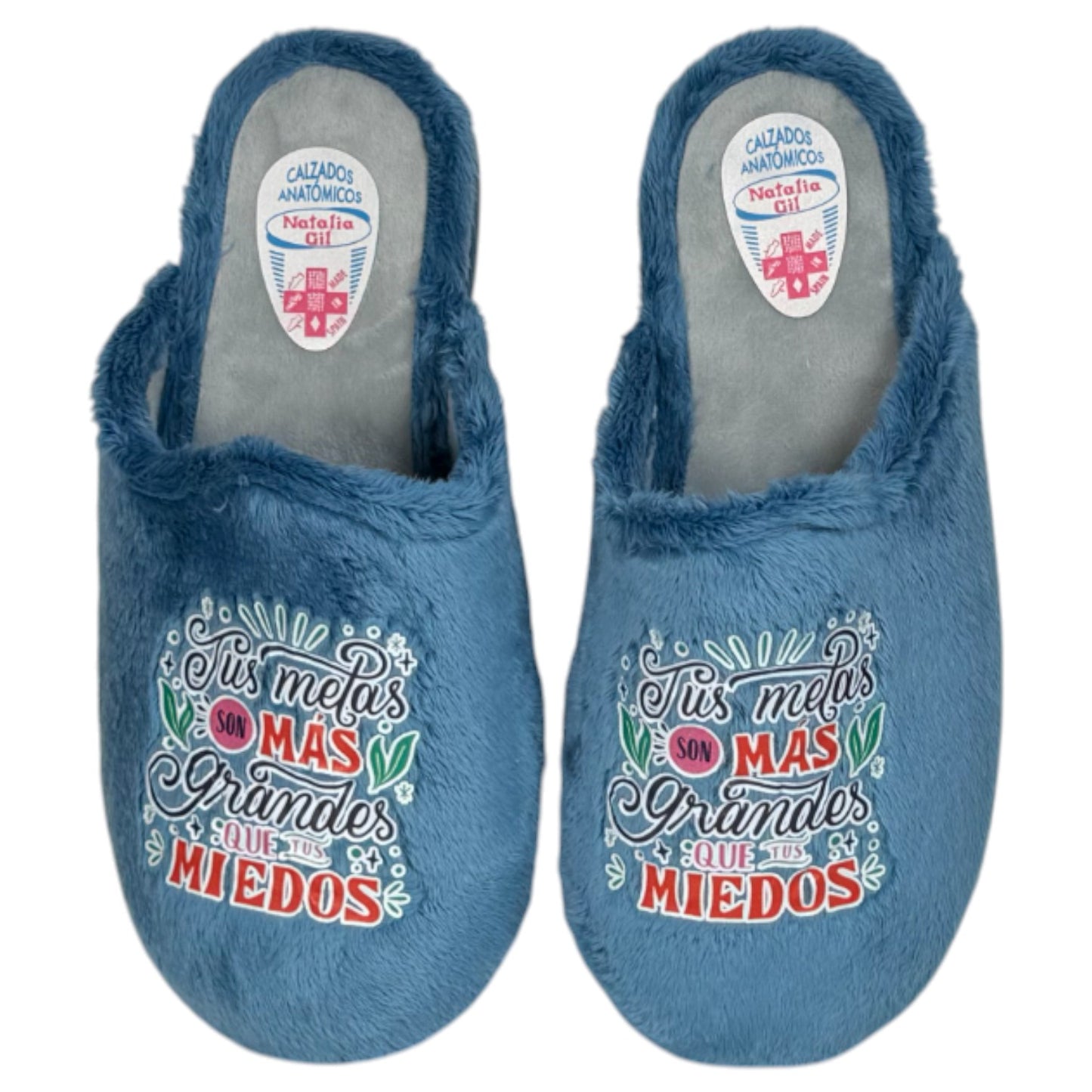 Zapatillas de Casa Natalia Gil Metas 4000 Jeans - imagen 1