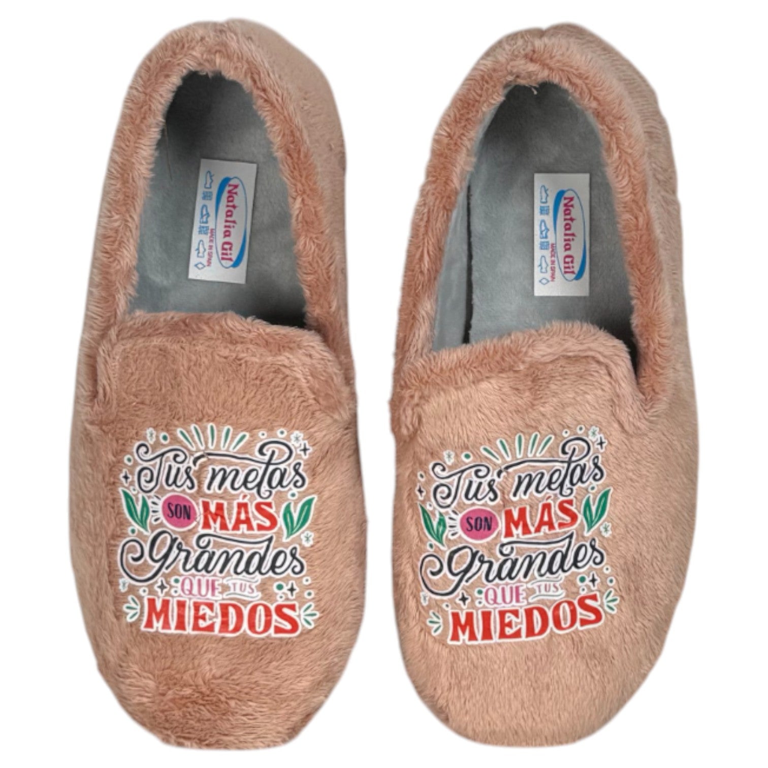Zapatillas de Casa Natalia Gil Metas Cerradas 4050 Teja - imagen 1