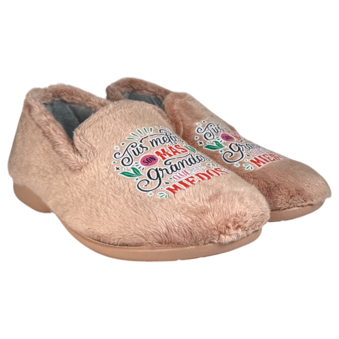 Zapatillas de Casa Natalia Gil Metas Cerradas 4050 Teja - imagen 3