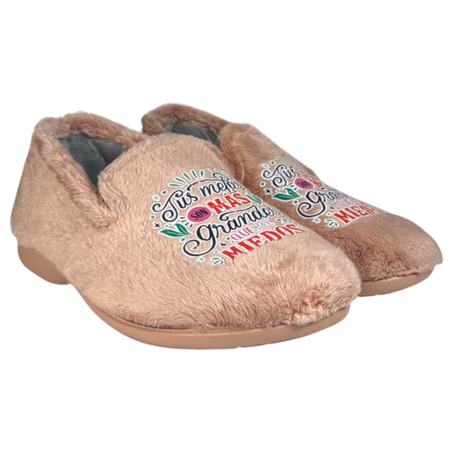 Zapatillas de Casa Natalia Gil Metas Cerradas 4050 Teja - imagen 3