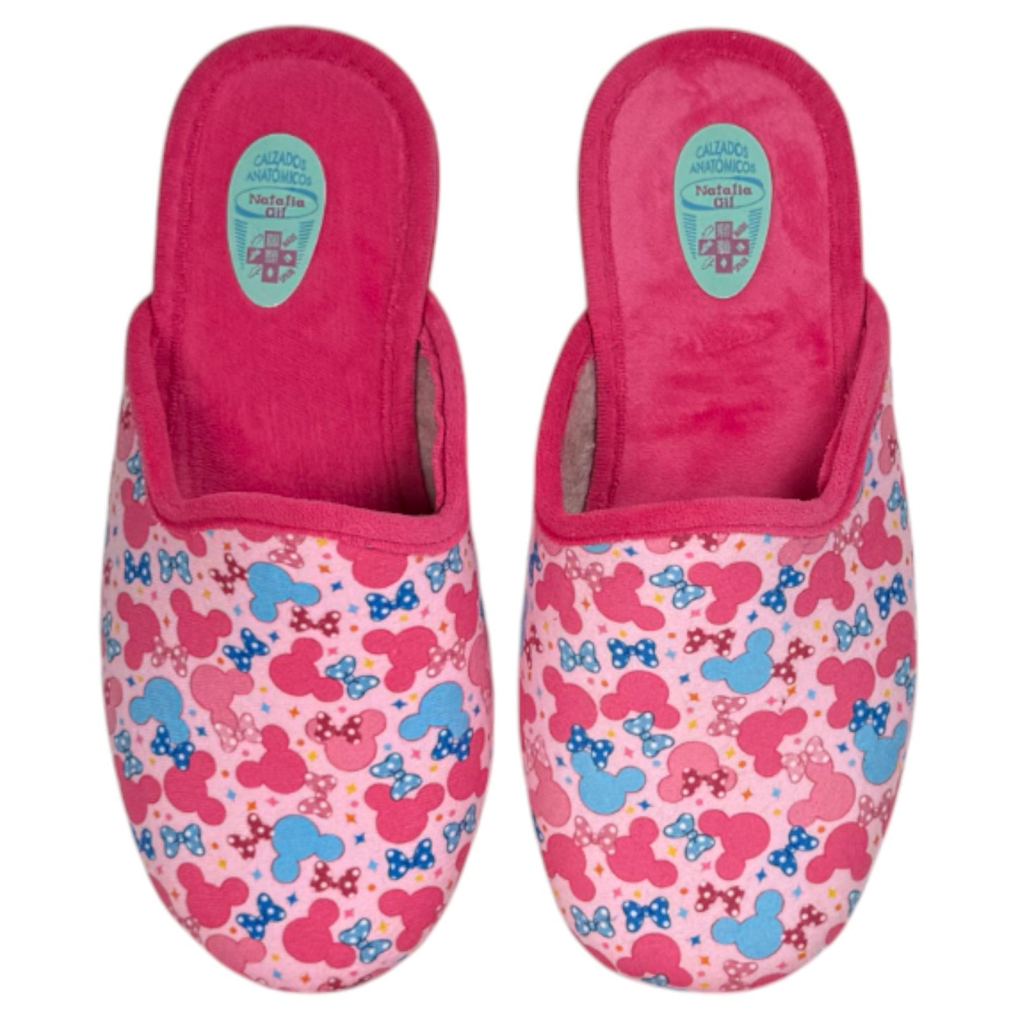 Zapatillas de Casa Natalia Gil Mickey 5014 Fucsia - imagen 1