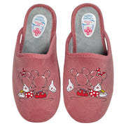 Zapatillas de Casa Natalia Gil Mickey & Minnie 4004 Malva