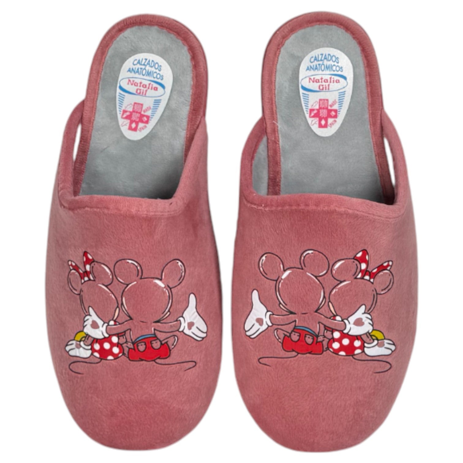 Zapatillas de Casa Natalia Gil Mickey & Minnie 4004 Malva - imagen 1