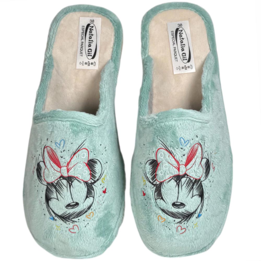 Zapatillas de Casa Natalia Gil Minnie 3030 Verdina - imagen 1