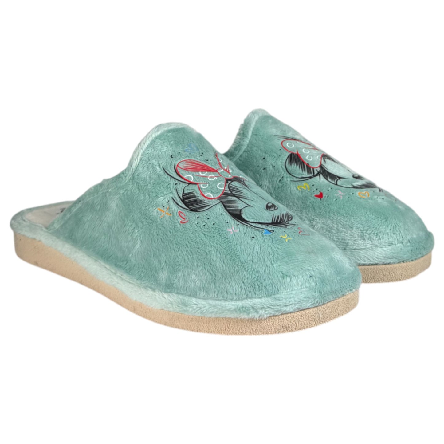 Zapatillas de Casa Natalia Gil Minnie 3030 Verdina - imagen 3