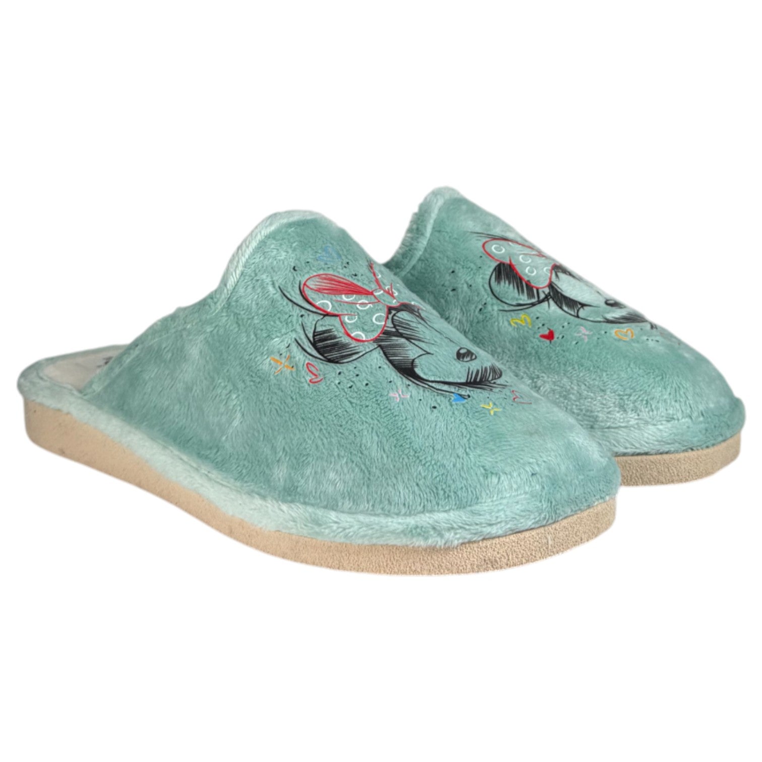 Zapatillas de Casa Natalia Gil Minnie 3030 Verdina - imagen 3