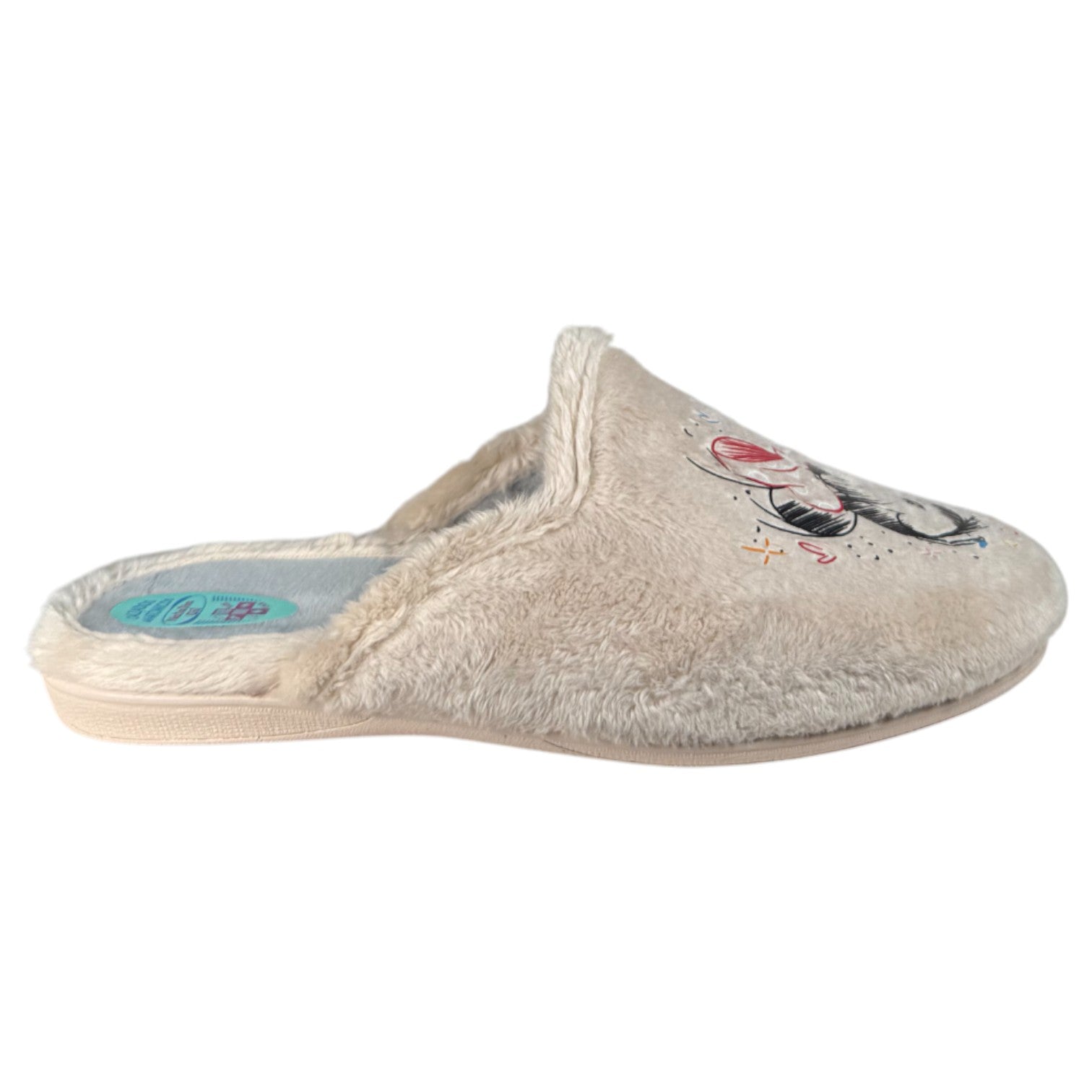 Zapatillas de Casa Natalia Gil Minnie 5036 Beig - imagen 2