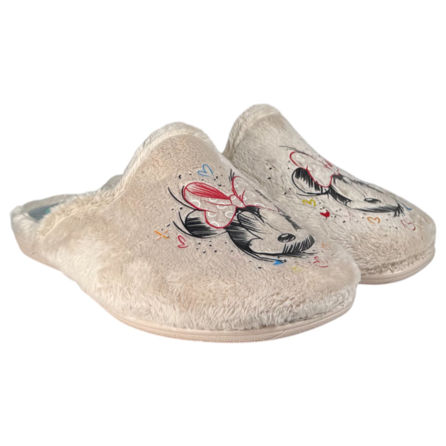 Zapatillas de Casa Natalia Gil Minnie 5036 Beig - imagen 3