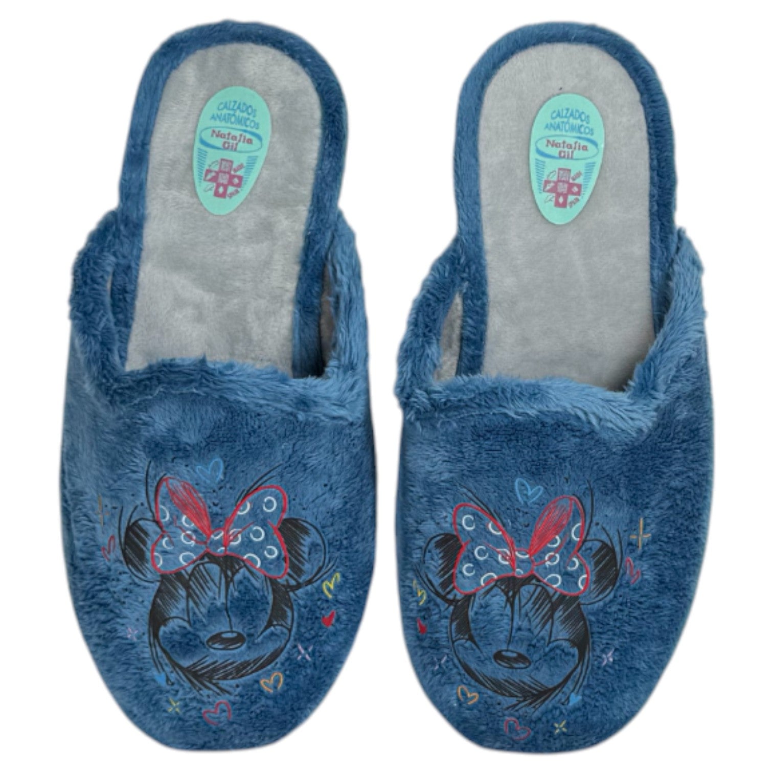 Zapatillas de Casa Natalia Gil Minnie 5036 Jeans - imagen 1