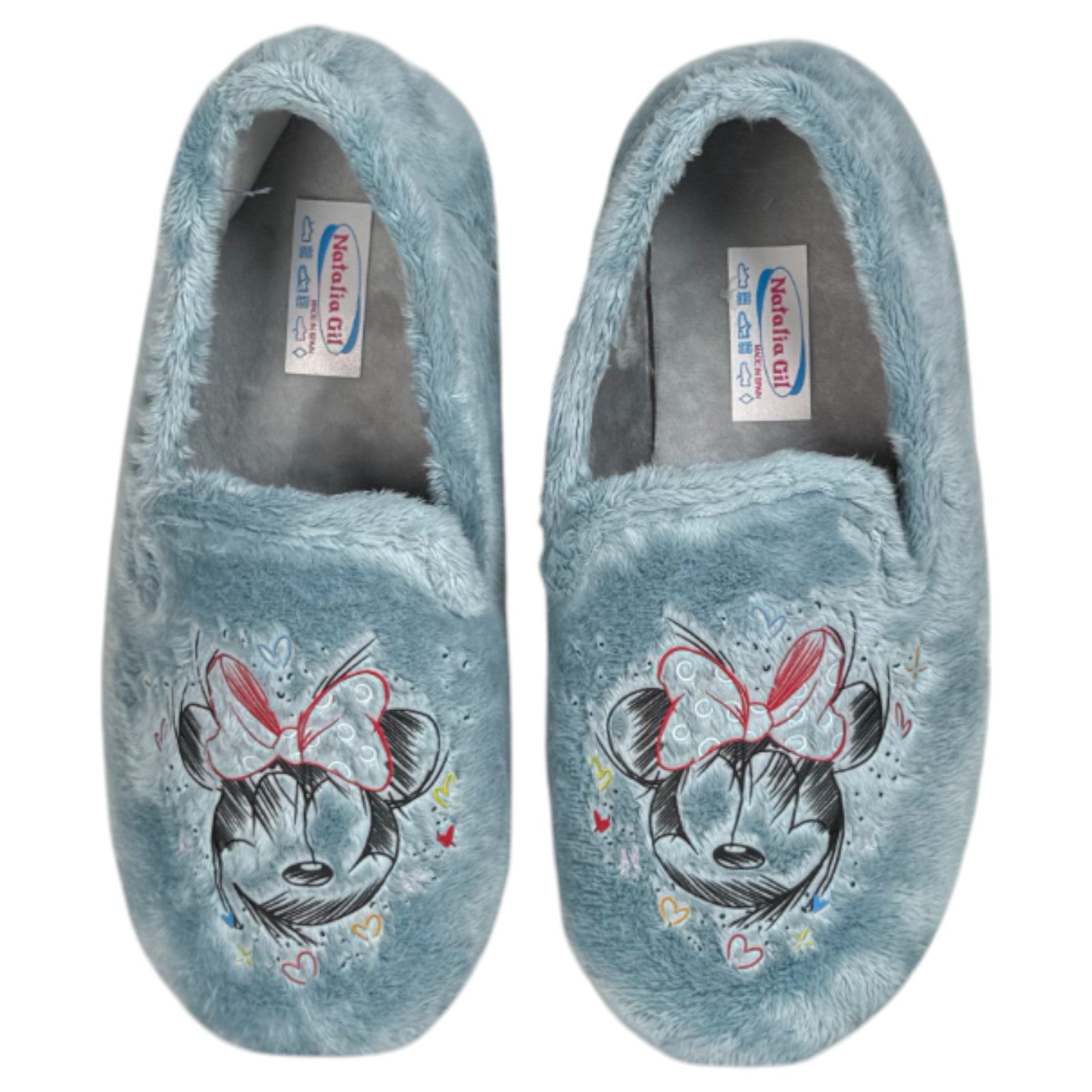 Zapatillas de Casa Natalia Gil Minnie Cerradas 4055 Azul - imagen 1