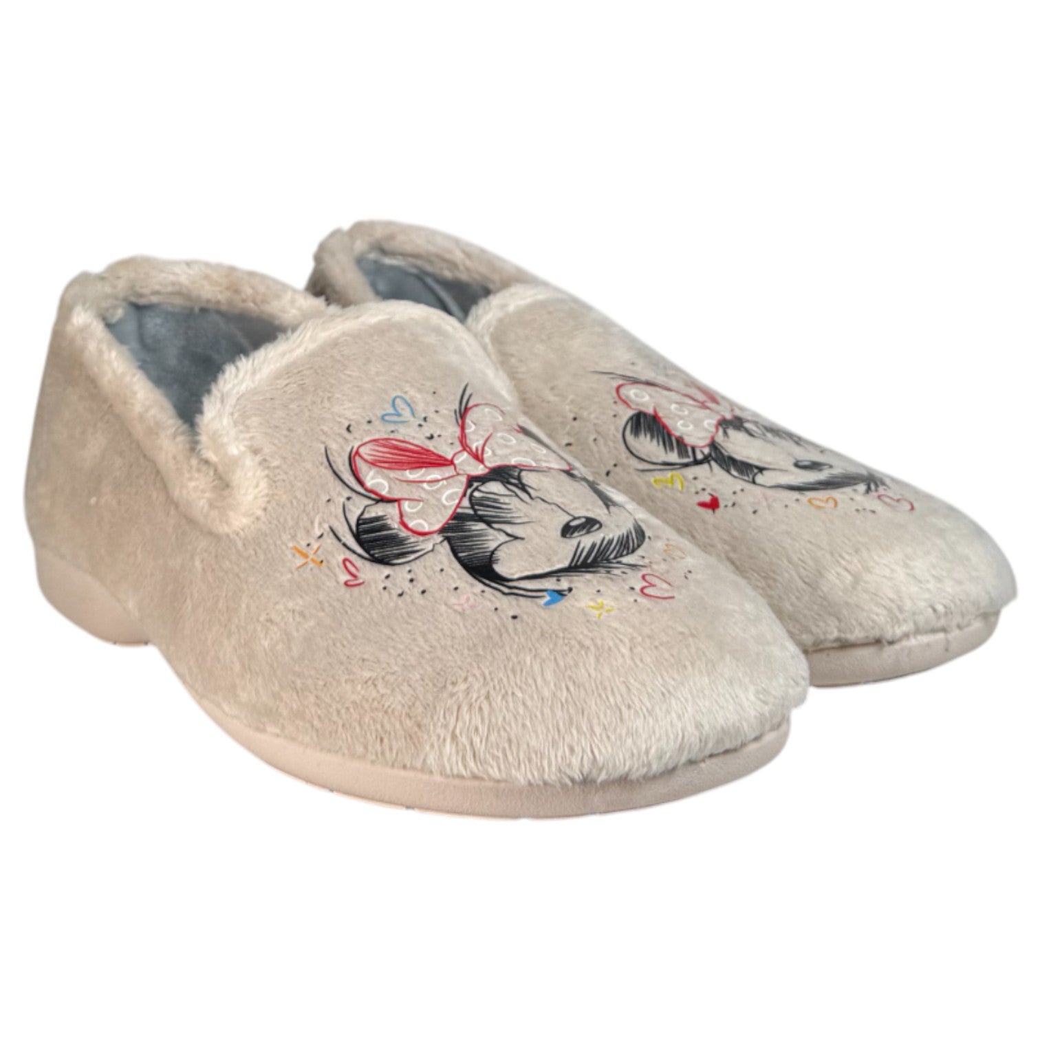 Zapatillas de Casa Natalia Gil Minnie Cerradas 4055 Beige - imagen 3