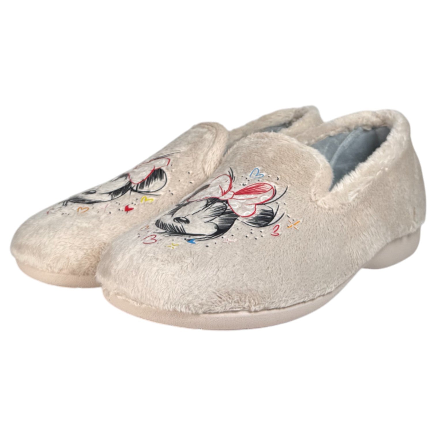Zapatillas de Casa Natalia Gil Minnie Cerradas 4055 Beige - imagen 4