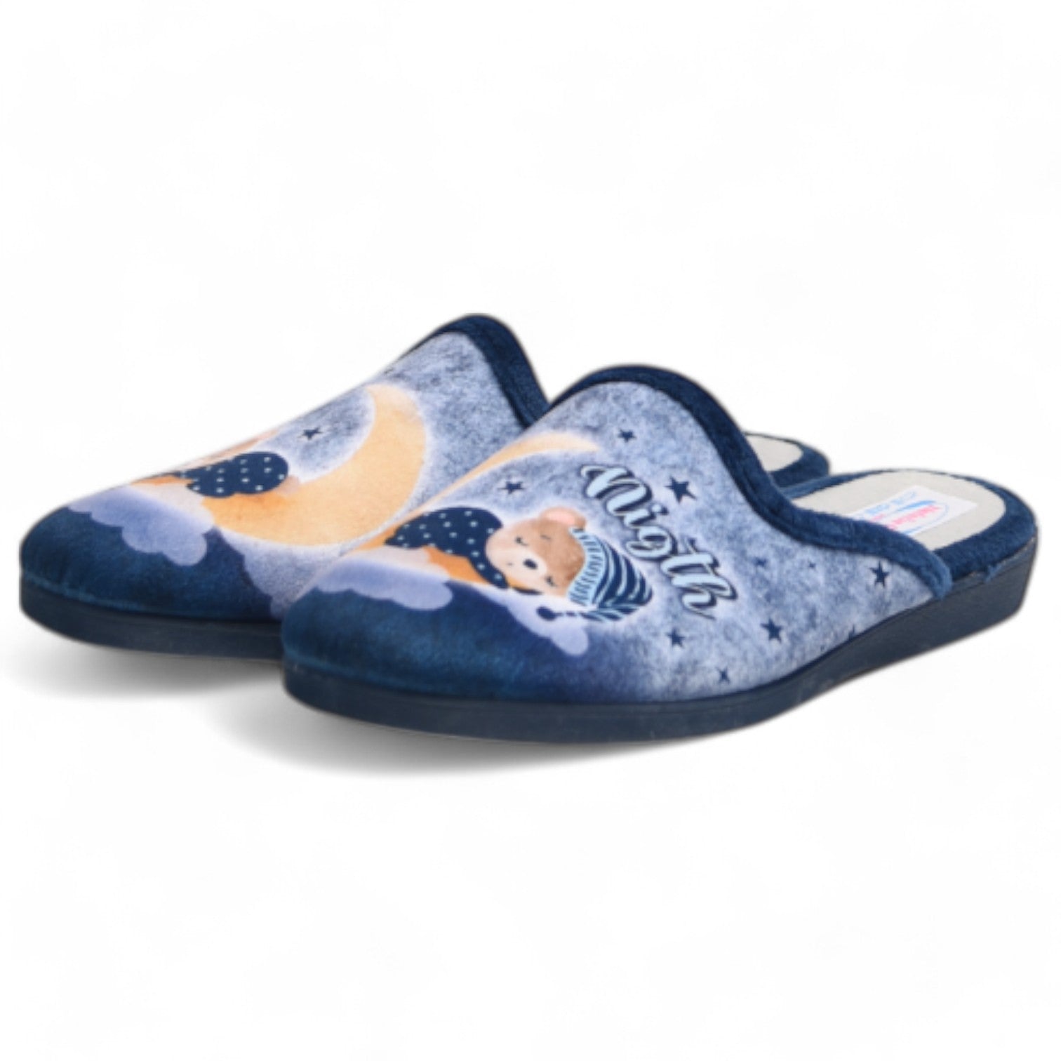 Zapatillas de Casa Natalia Gil Osito Good Night 156 Marino - imagen 4