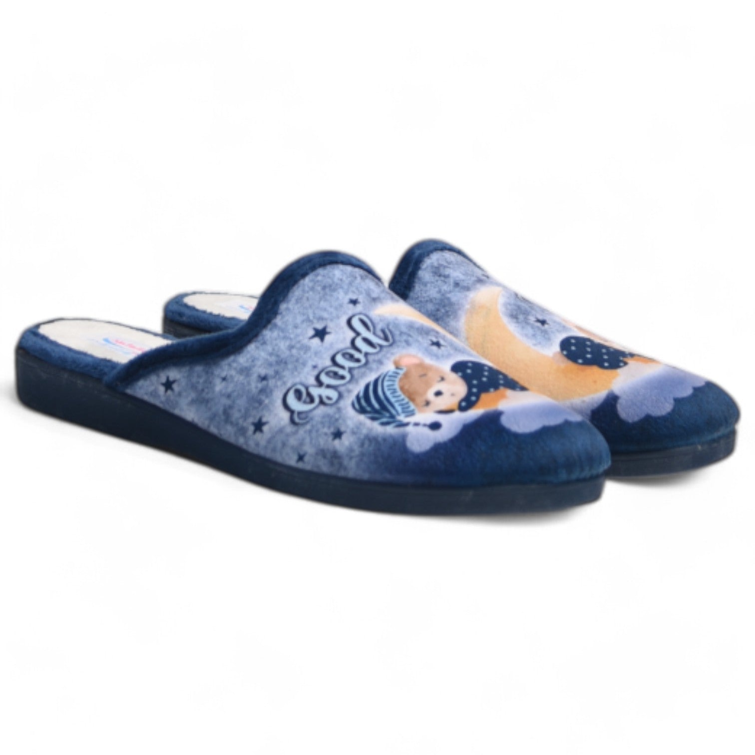 Zapatillas de Casa Natalia Gil Osito Good Night 156 Marino - imagen 3
