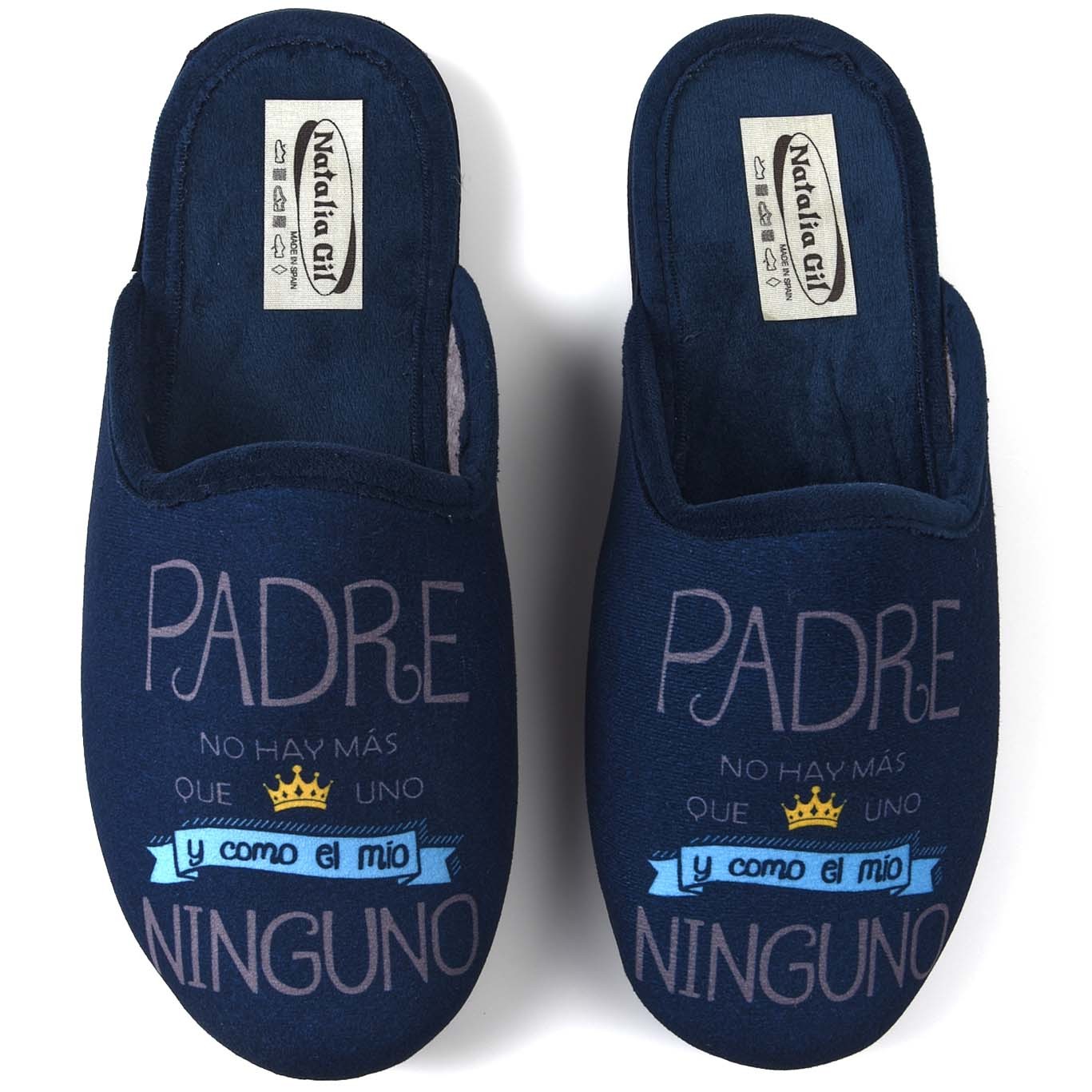 Zapatillas de Casa Natalia Gil Papá 6060 Marino - imagen 1