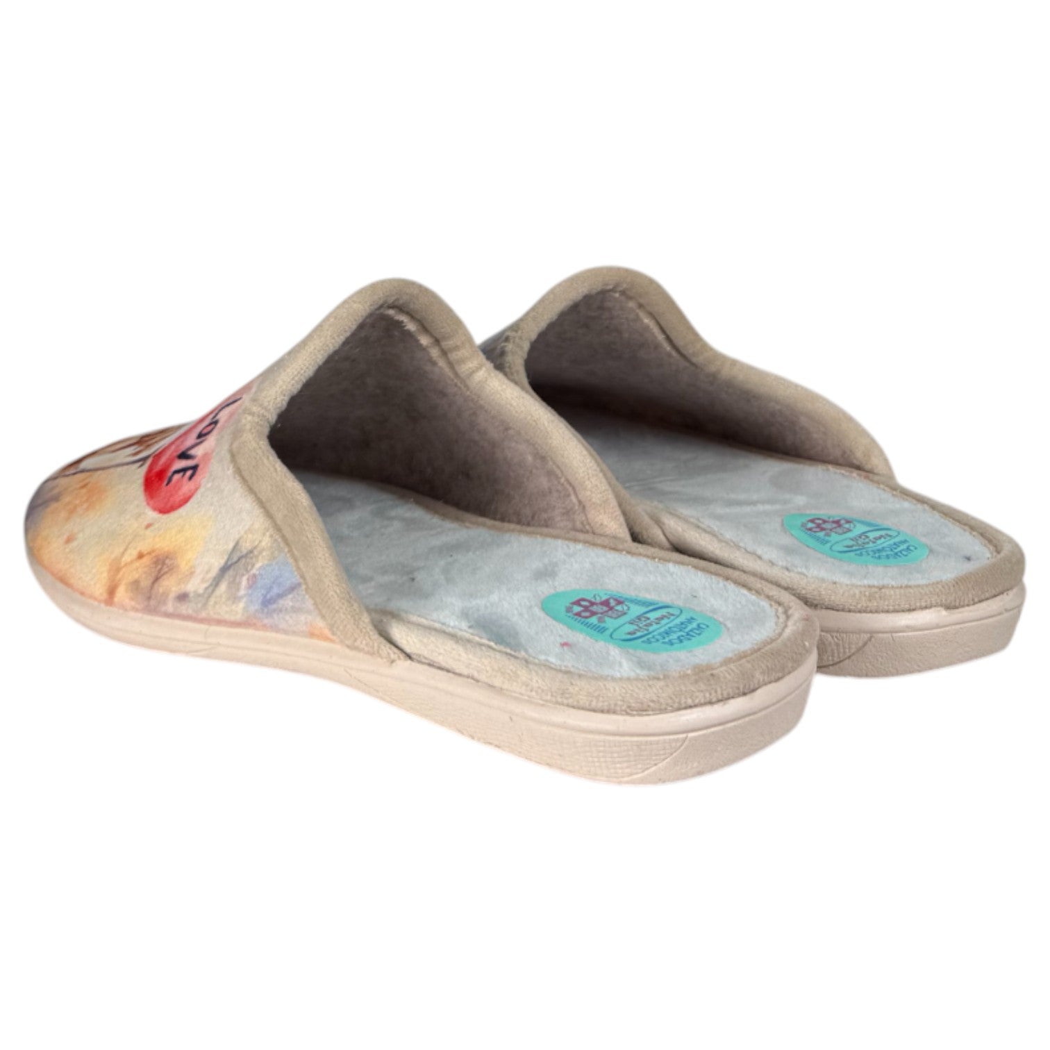 Zapatillas de Casa Natalia Gil Perrito Love 5006 Beig - imagen 5
