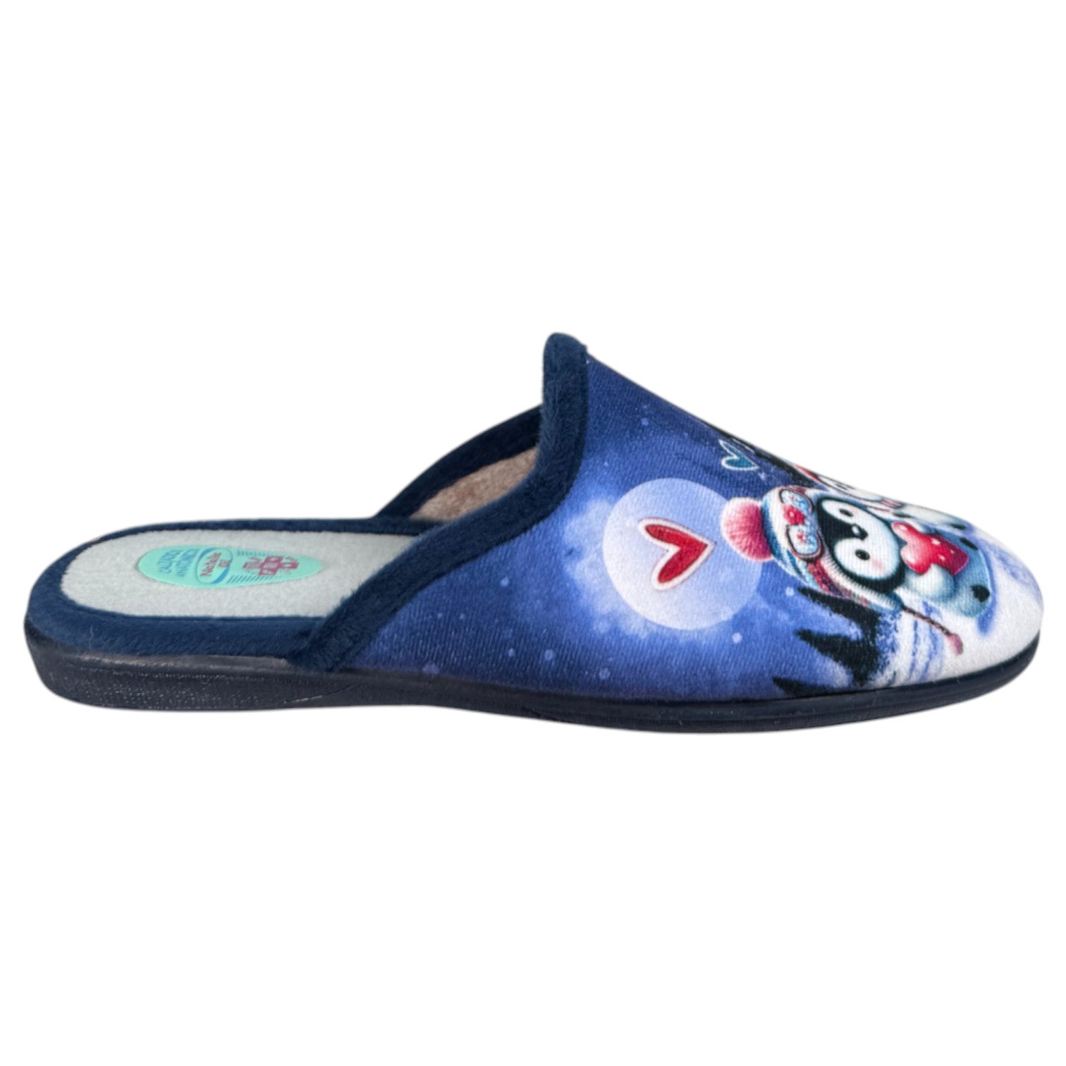 Zapatillas de Casa Natalia Gil Pingüinos 5007 Marino - imagen 2