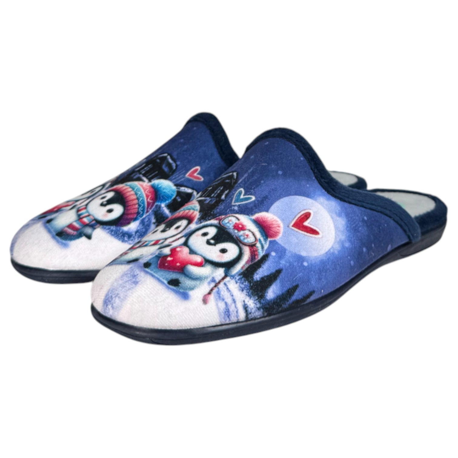 Zapatillas de Casa Natalia Gil Pingüinos 5007 Marino - imagen 4