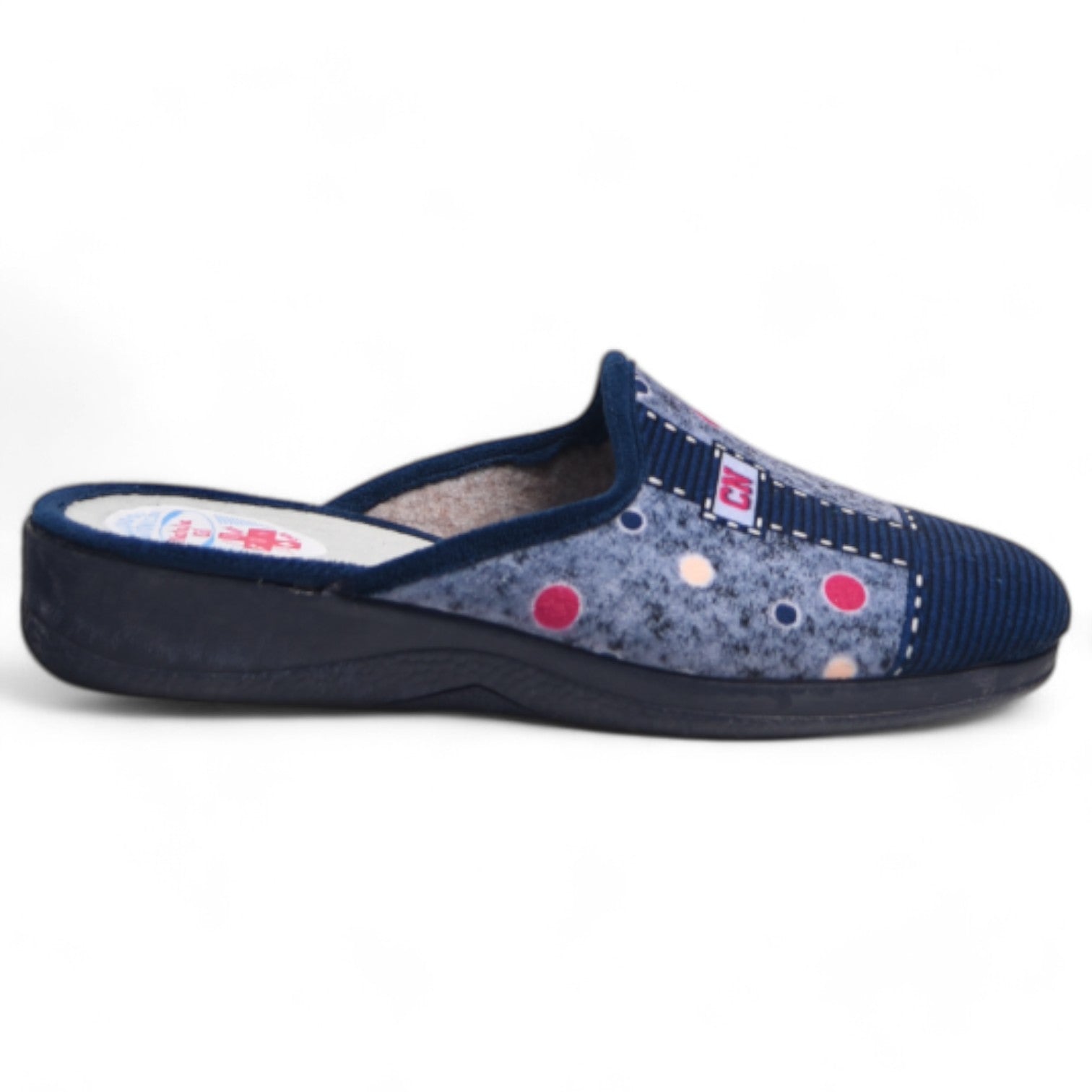 Zapatillas de Casa Natalia Gil Puntos CN 105 Marino - imagen 2