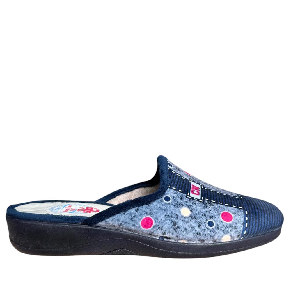 Zapatillas de Casa Natalia Gil Puntos CN 105 Marino - imagen 7