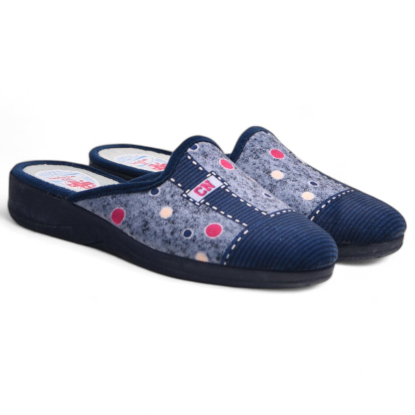 Zapatillas de Casa Natalia Gil Puntos CN 105 Marino - imagen 3