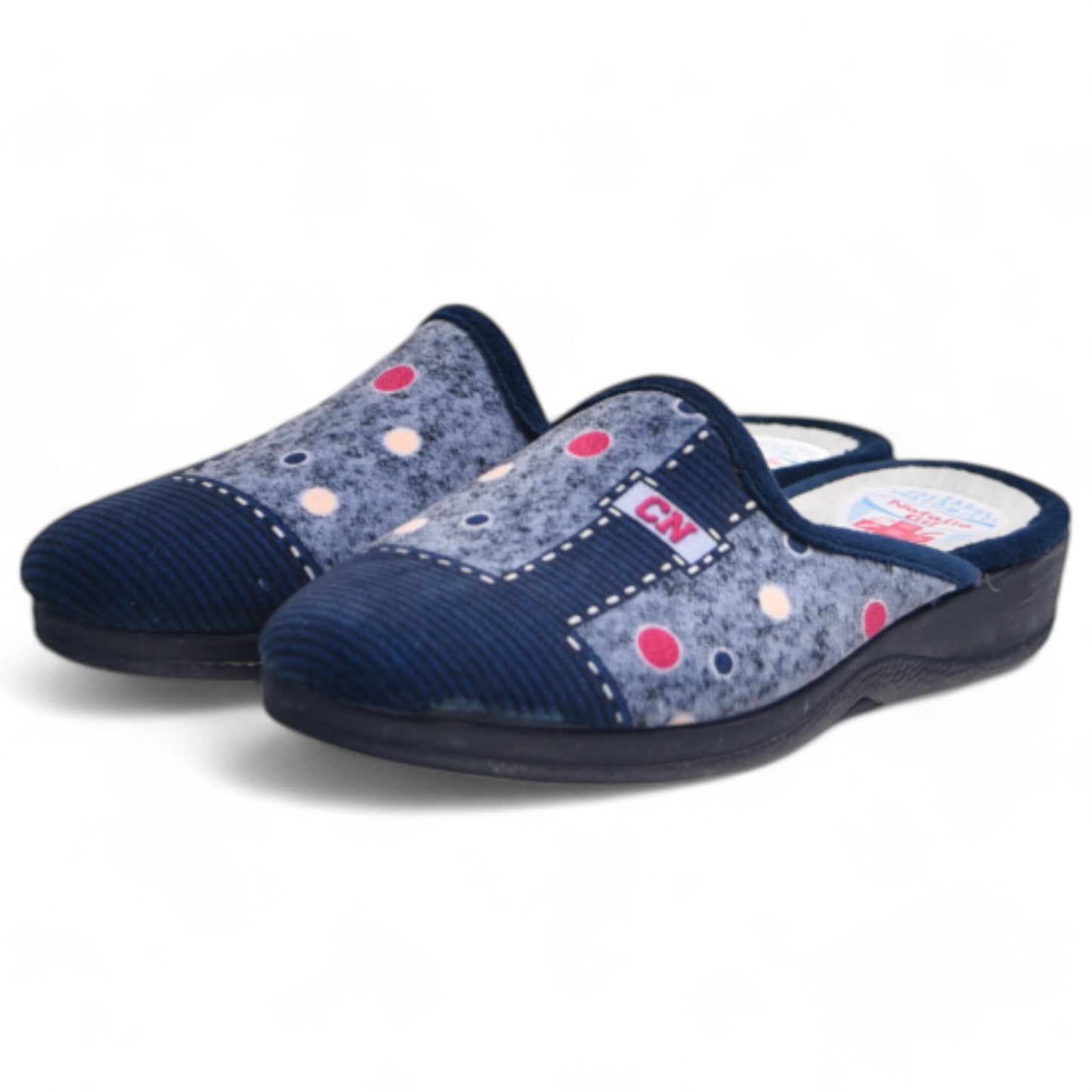 Zapatillas de Casa Natalia Gil Puntos CN 105 Marino - imagen 4