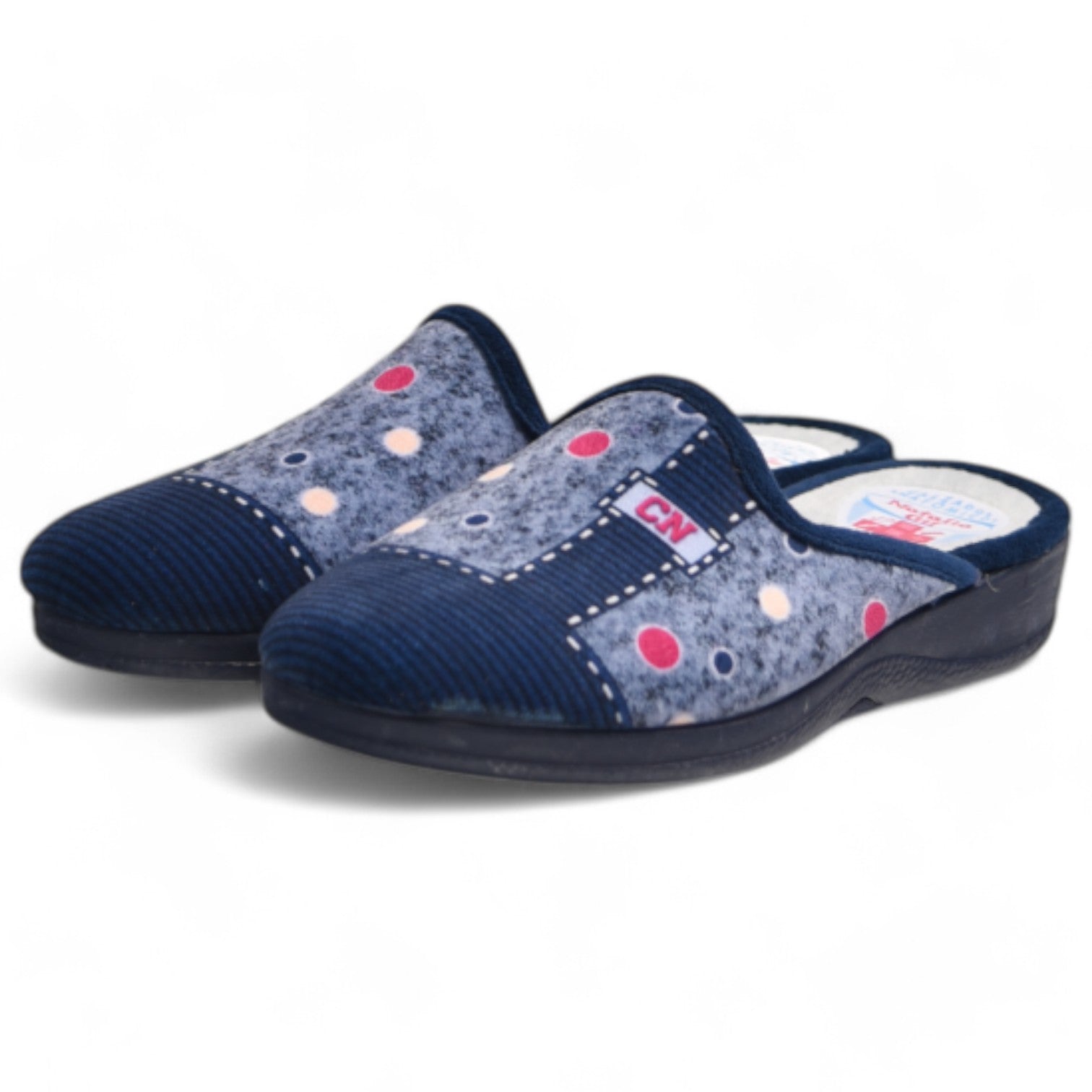 Zapatillas de Casa Natalia Gil Puntos CN 105 Marino - imagen 4