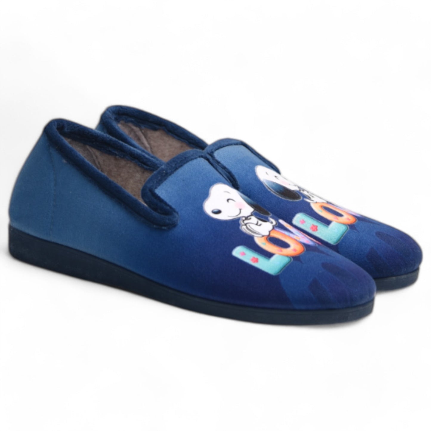 Zapatillas de Casa Natalia Gil Snoopy Cerrada 178 Marino - imagen 3