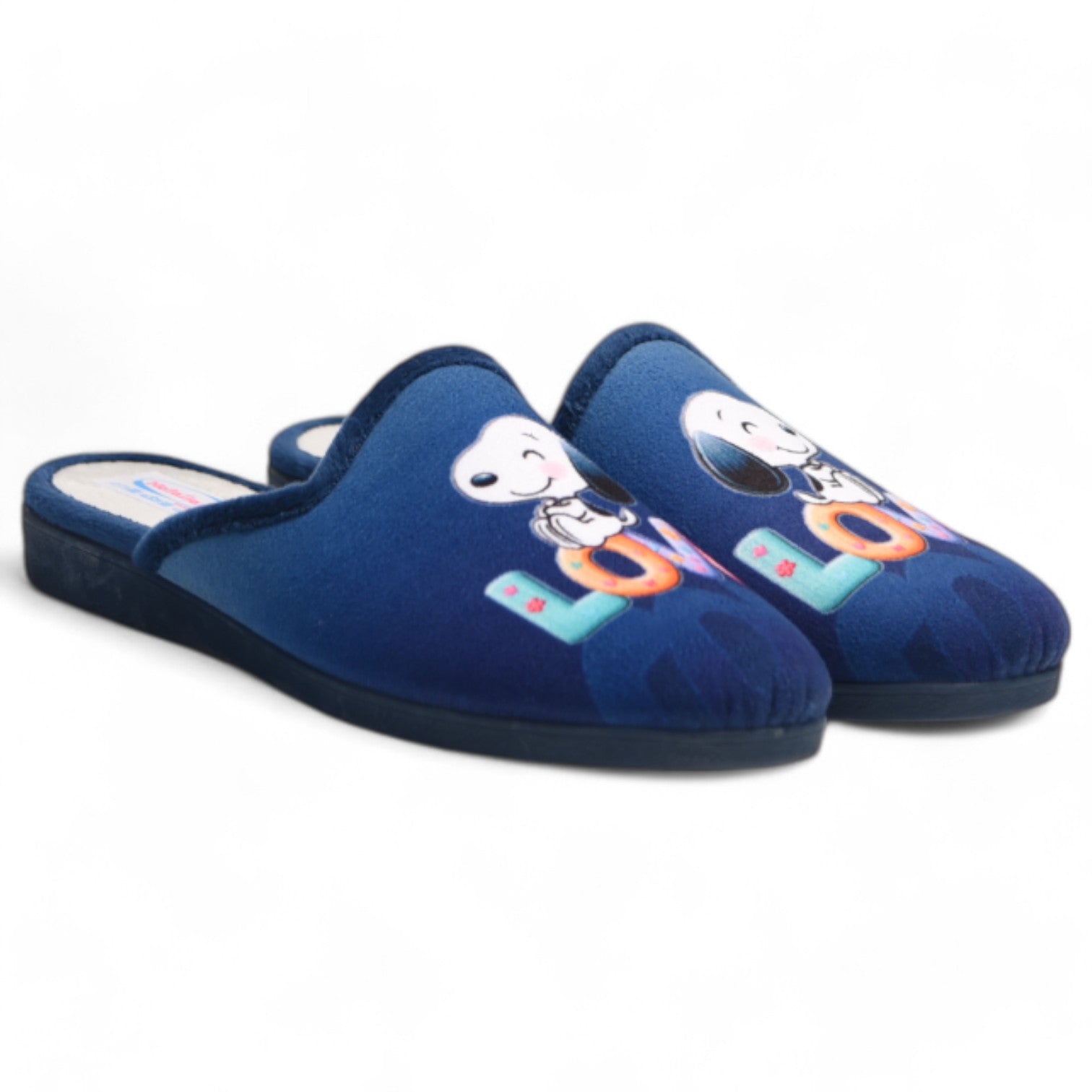 Zapatillas de Casa Natalia Gil Snoopy Love 158 Marino - imagen 3
