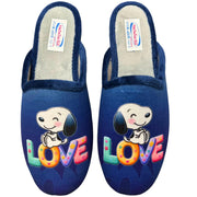 Zapatillas de Casa Natalia Gil Snoopy Love 158 Marino
