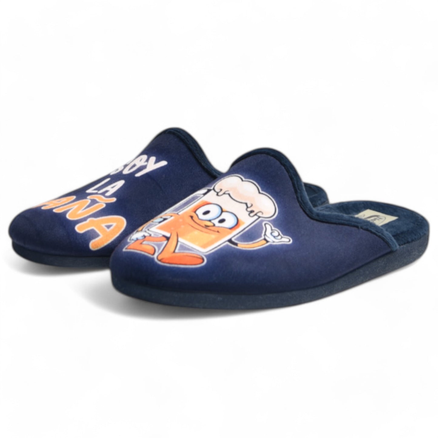 Zapatillas de Casa Natalia Gil Soy La Caña 6086 Marino - imagen 4