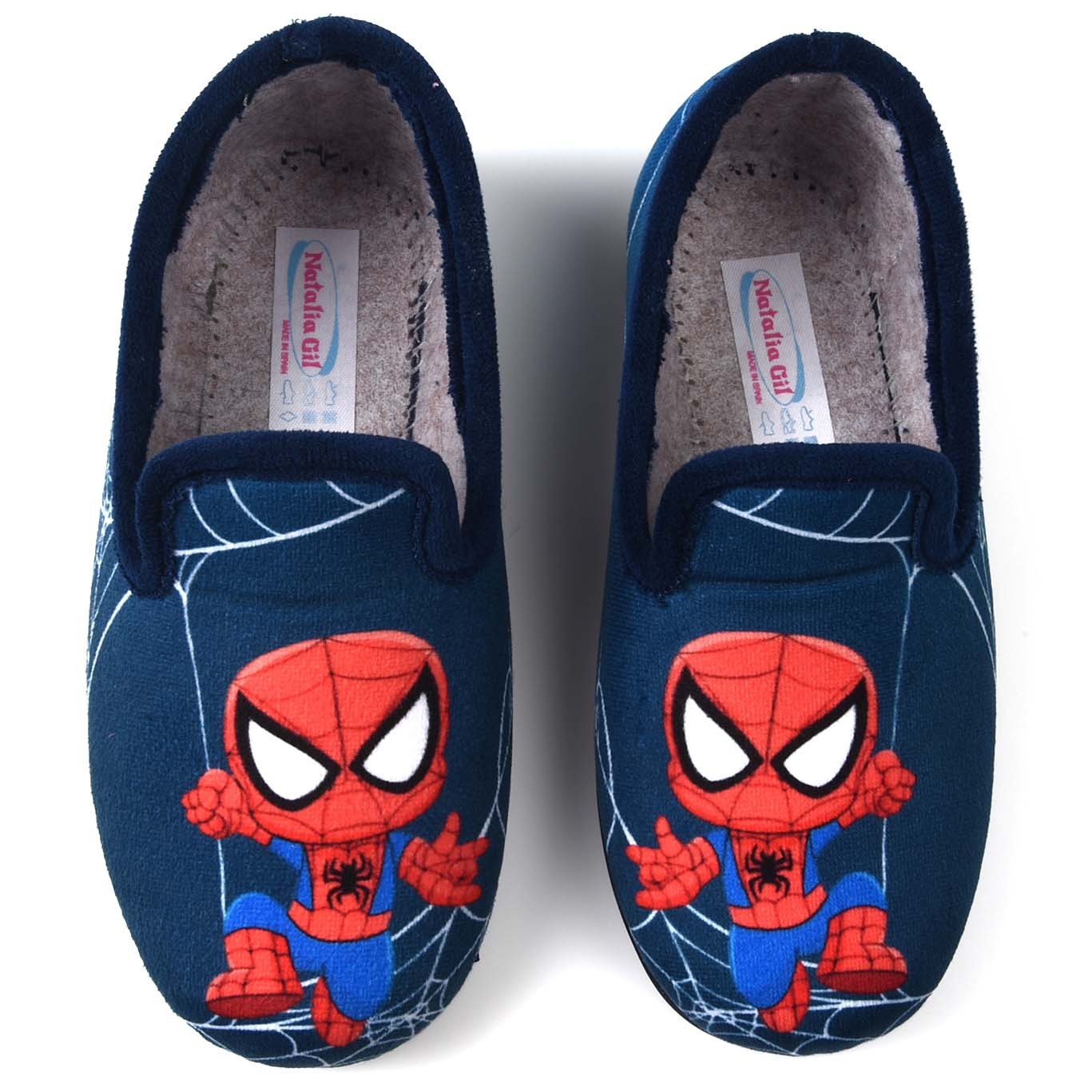 Zapatillas de Casa Natalia Gil Spider Boy 7523 Marino - imagen 1
