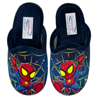 Zapatillas de Casa Natalia Gil Spiderboy Abierta 7048 Marino