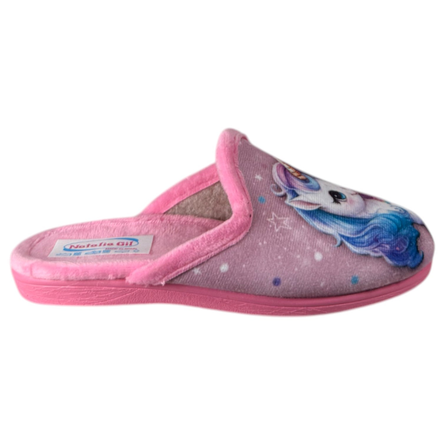 Zapatillas de Casa Natalia Gil Unicornio 7035 Rosa - imagen 2