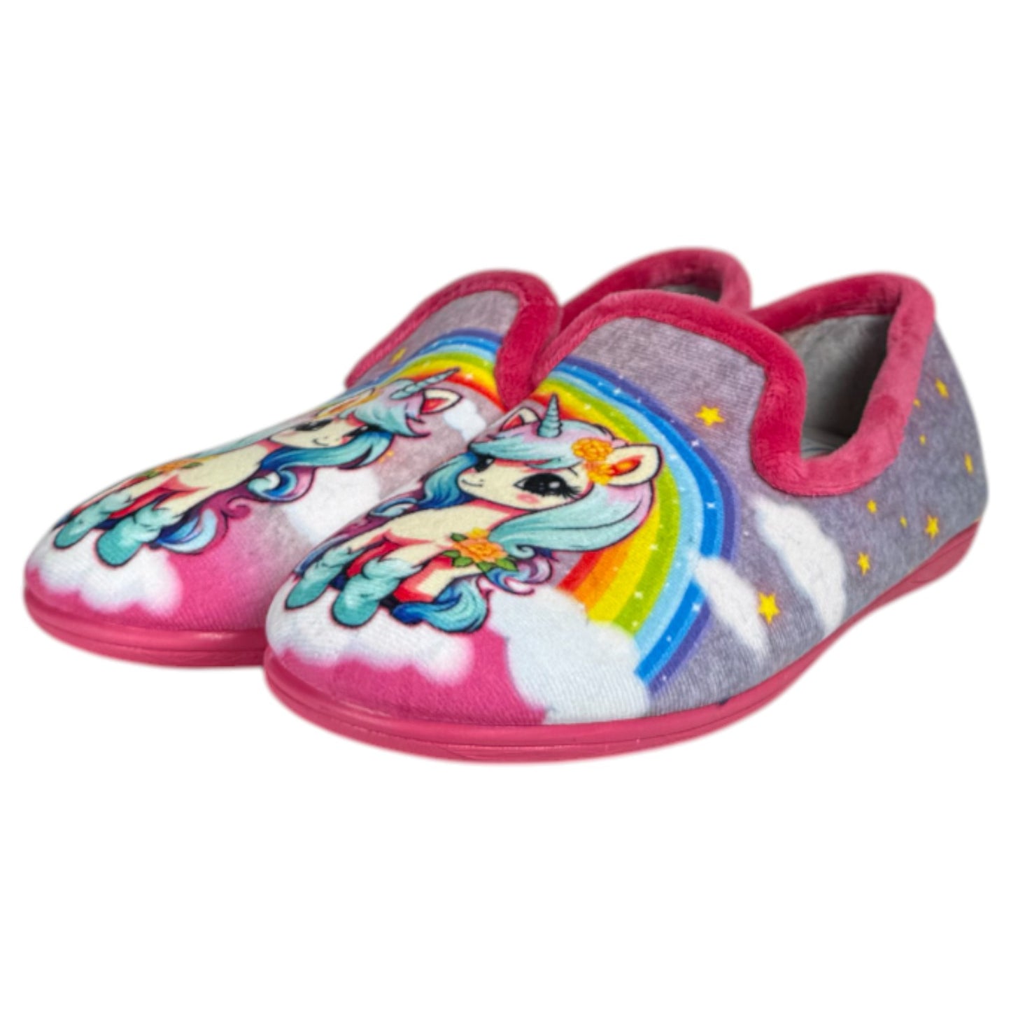 Zapatillas de Casa Natalia Gil Unicornio 7533 Fucsia - imagen 4