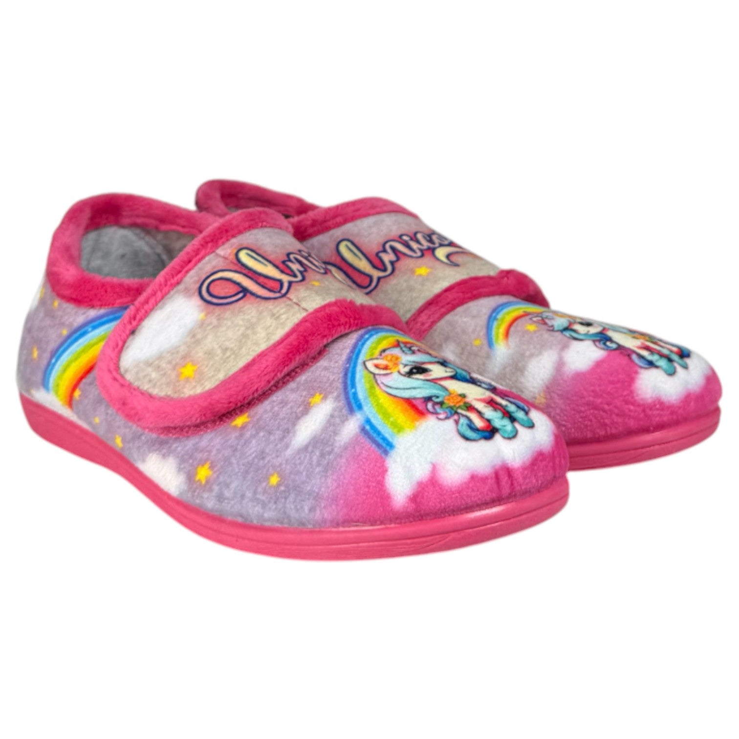 Zapatillas de Casa Natalia Gil Unicornio 7833 Fucsia - imagen 3