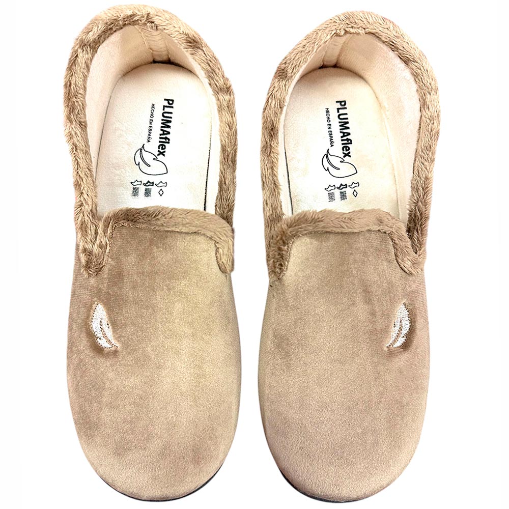 Zapatillas de Casa Plumaflex 12203 Beig - imagen 1