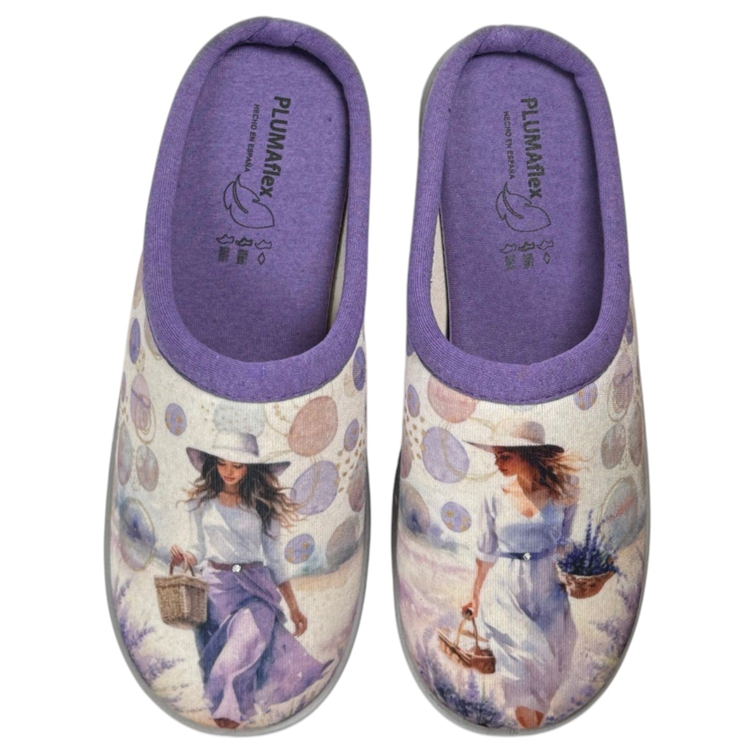 Zapatillas de Casa Plumaflex 12317 Chica Lavanda - imagen 1