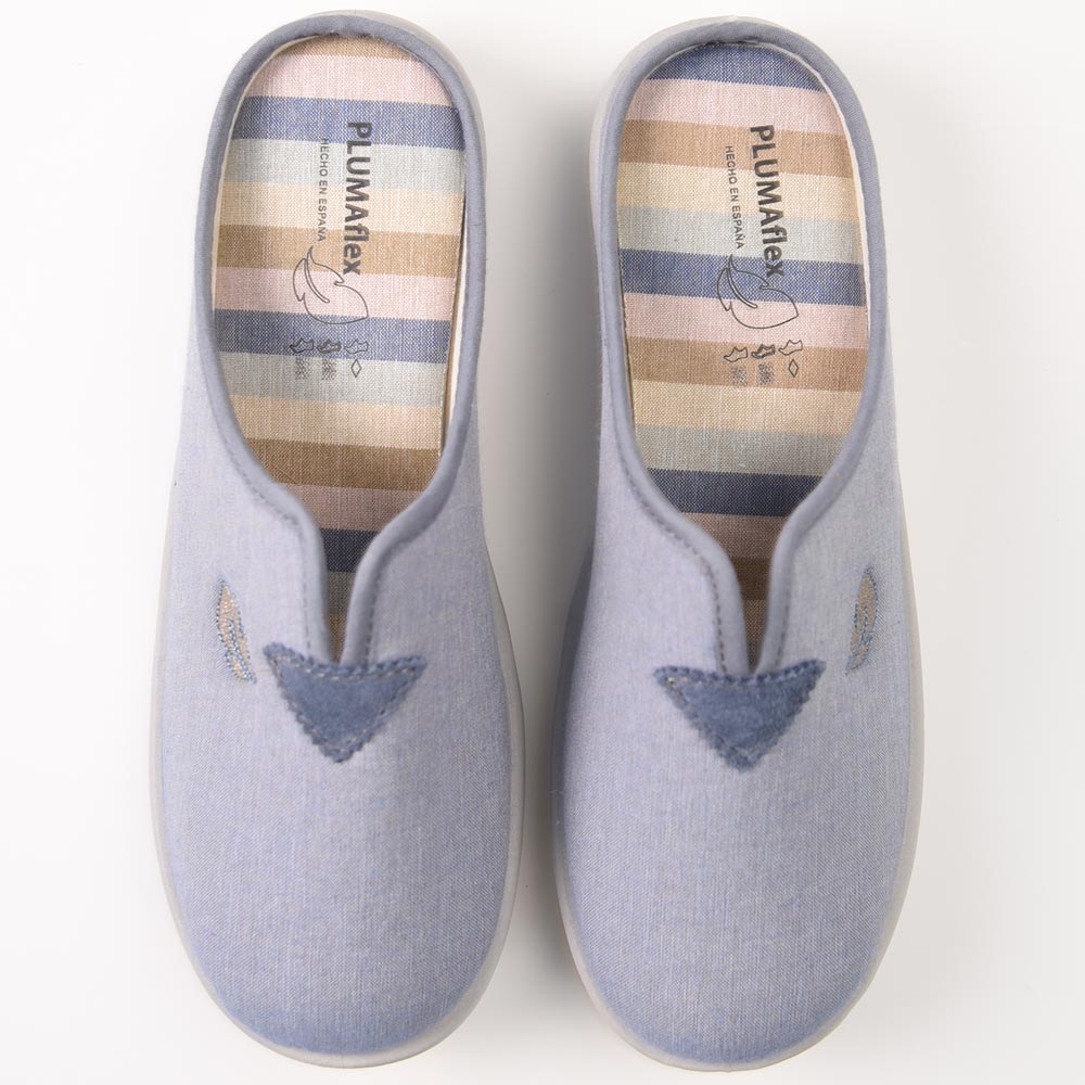 Zapatillas de Casa Plumaflex 12353 Jeans - imagen 1