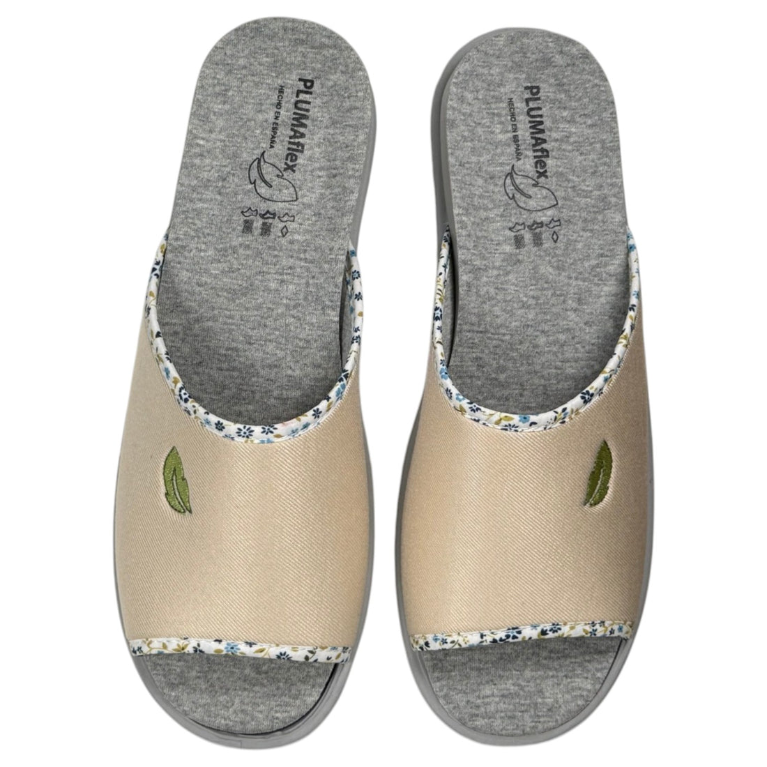 Zapatillas de Casa Plumaflex 12463 Beige - imagen 1