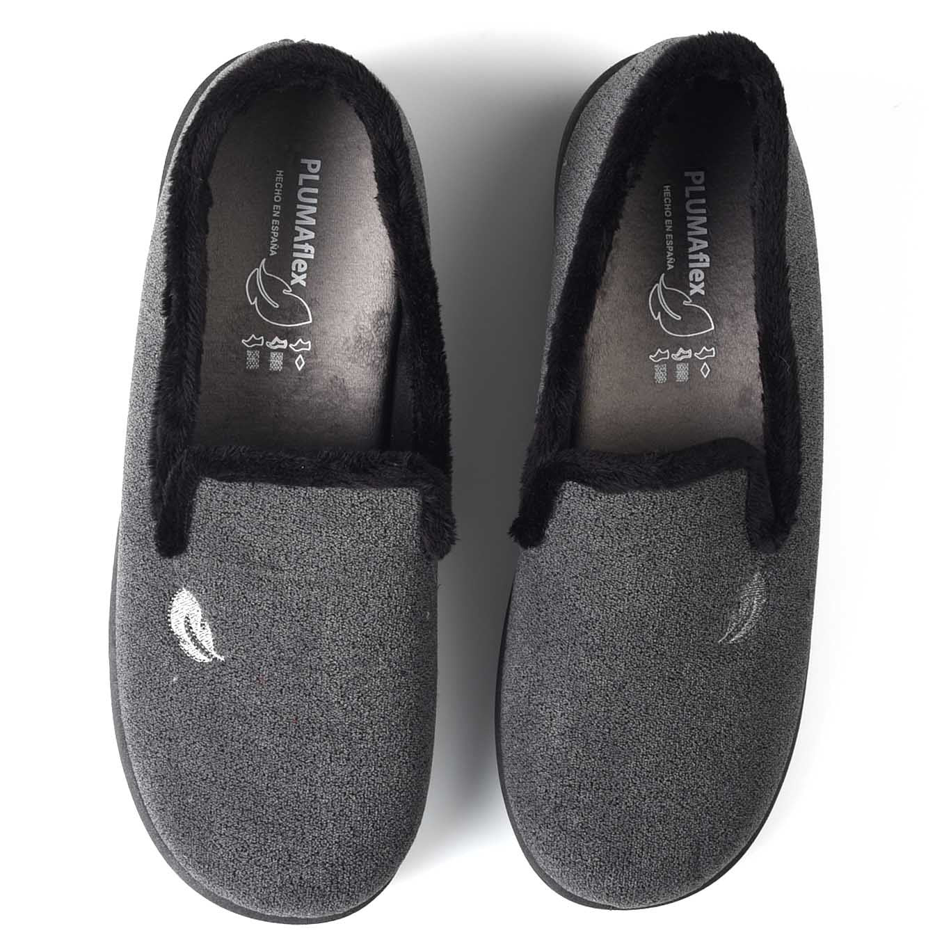 Zapatillas de Casa Plumaflex 14215 Gris - imagen 1